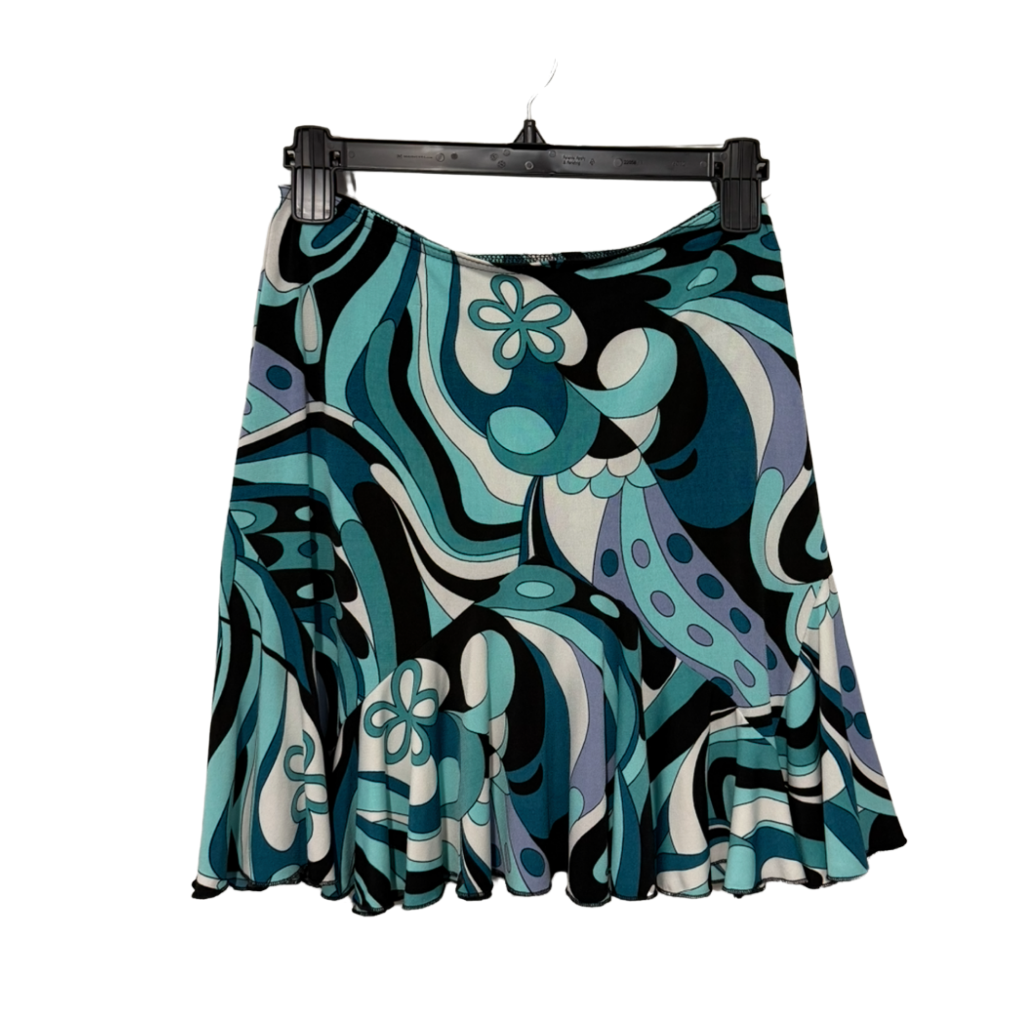 A. Byer Retro Graphic Mini Skirt – Size Small