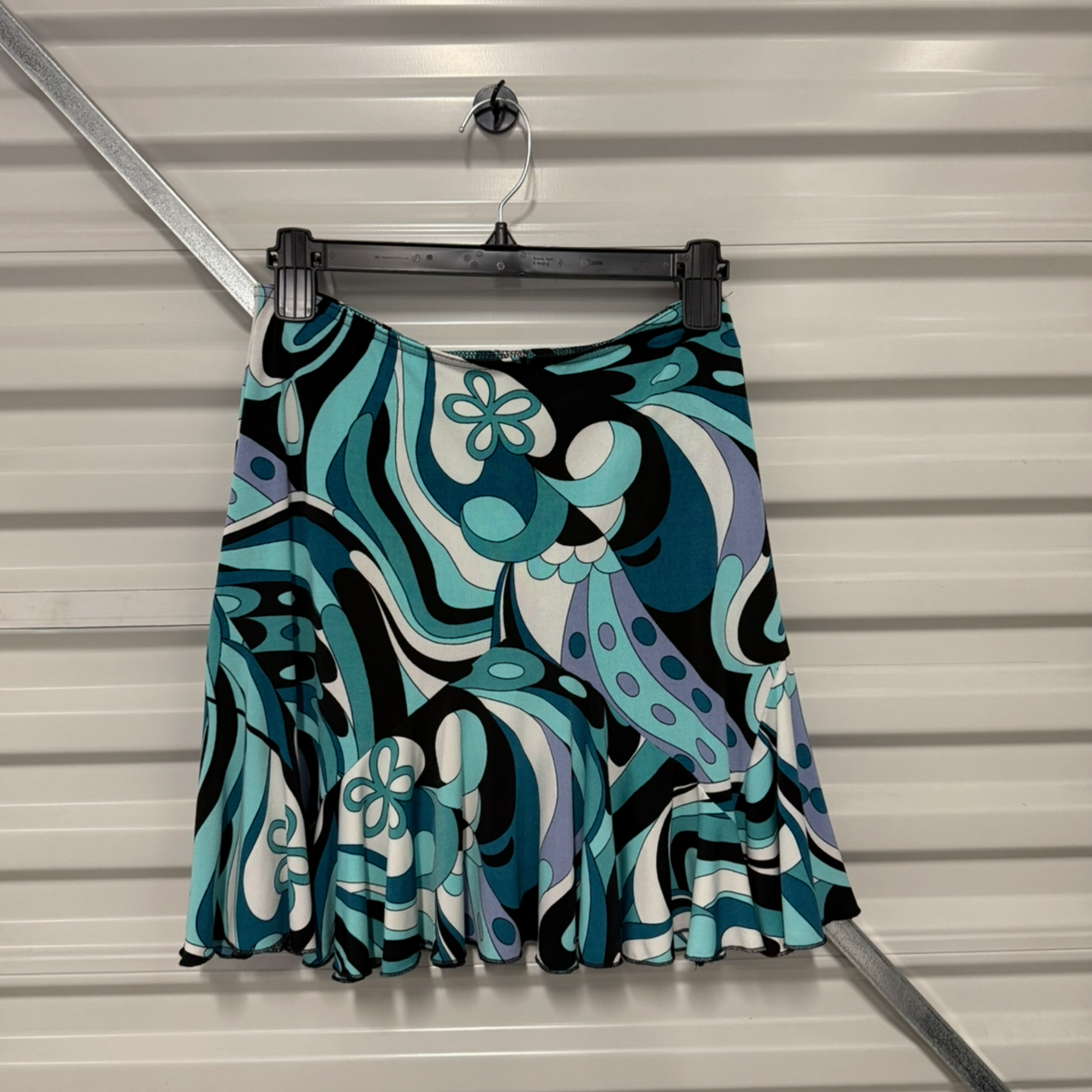 A. Byer Retro Graphic Mini Skirt – Size Small