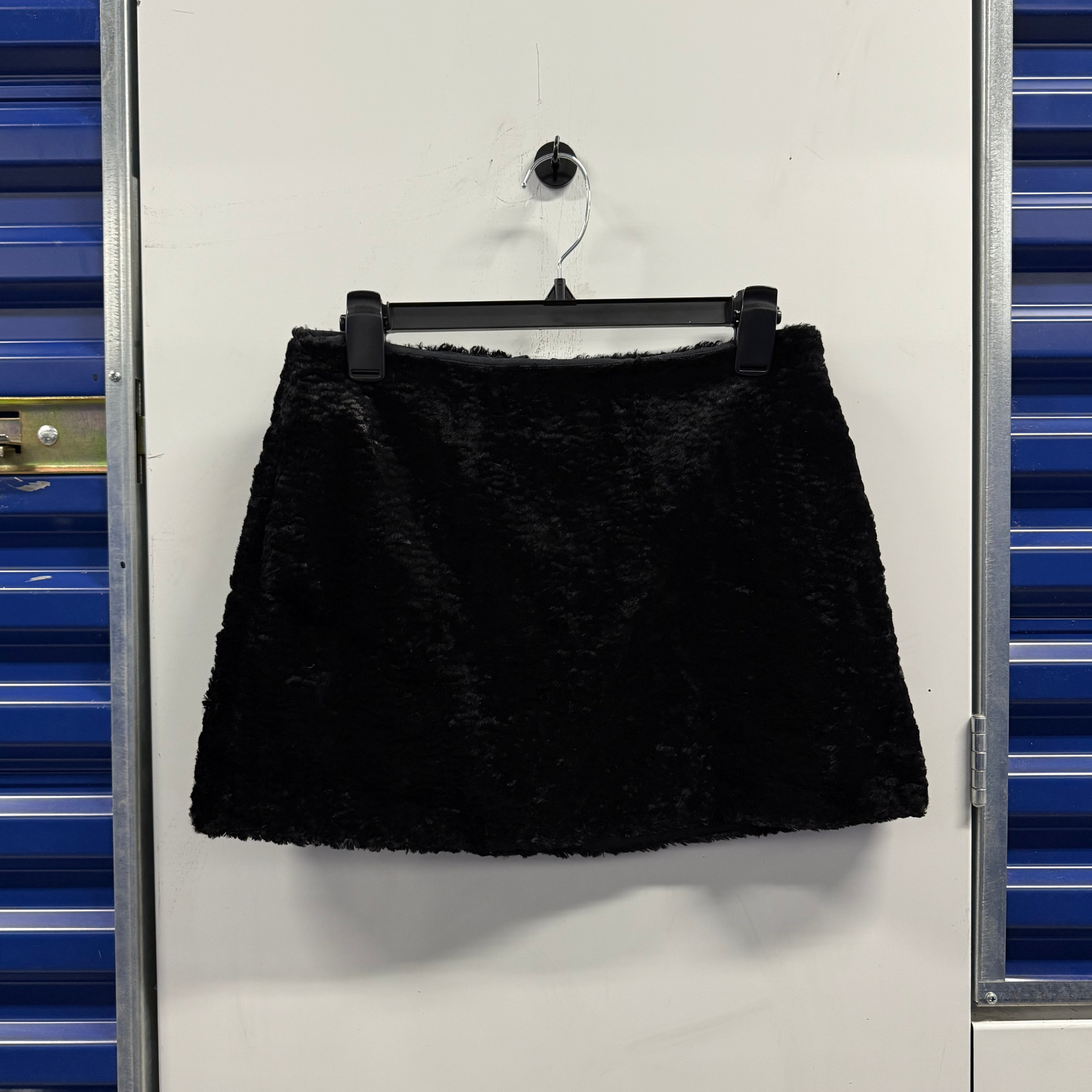 Cooperative Black Faux Fur Mini Skirt - 6