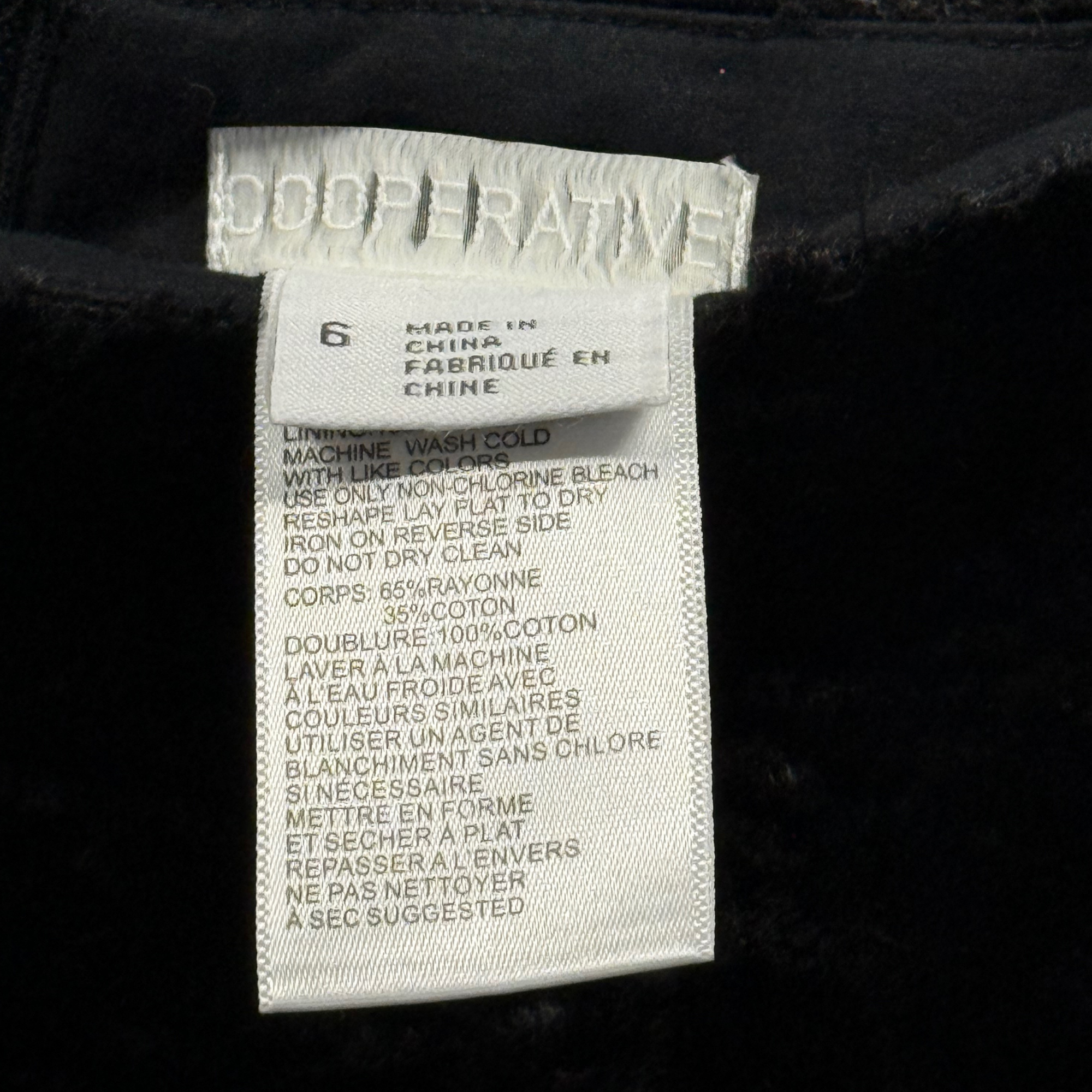 Cooperative Black Faux Fur Mini Skirt - 6