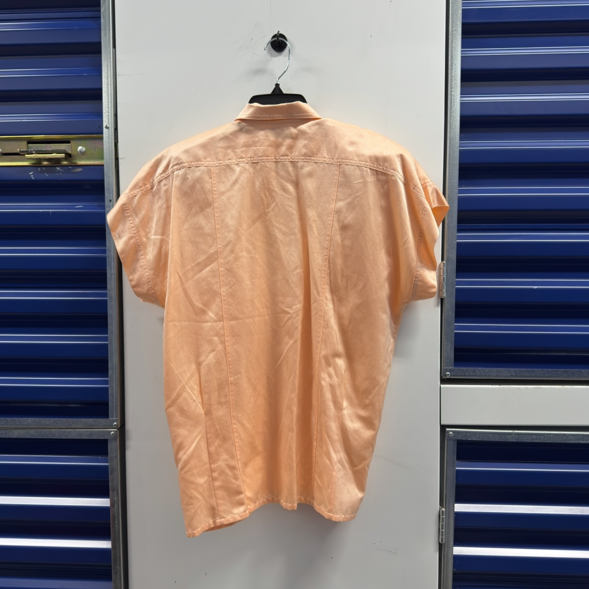 ESCADA by Margaretha Ley Peach Silk Blouse – Size 38