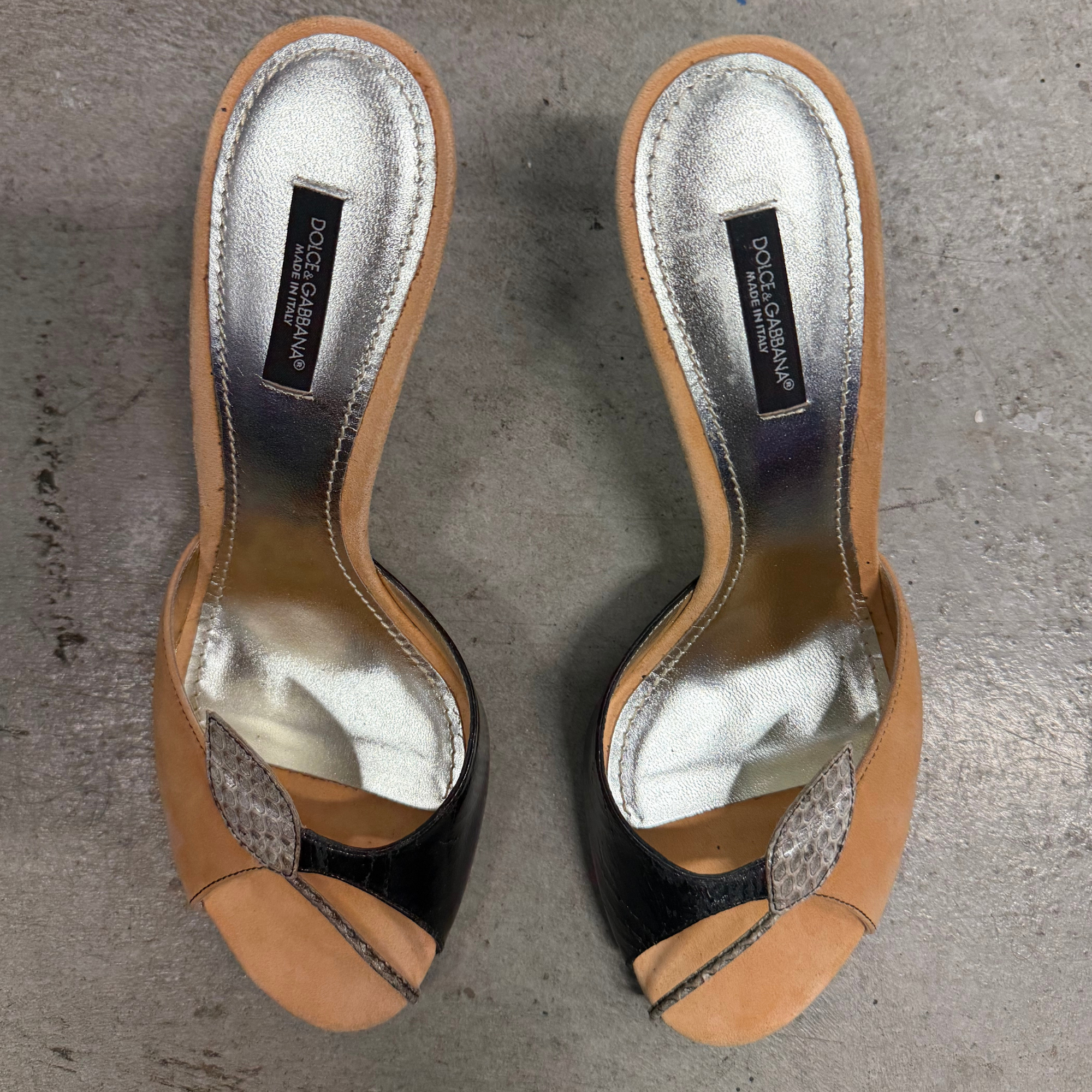 Dolce & Gabbana Slide Heels - 9.5