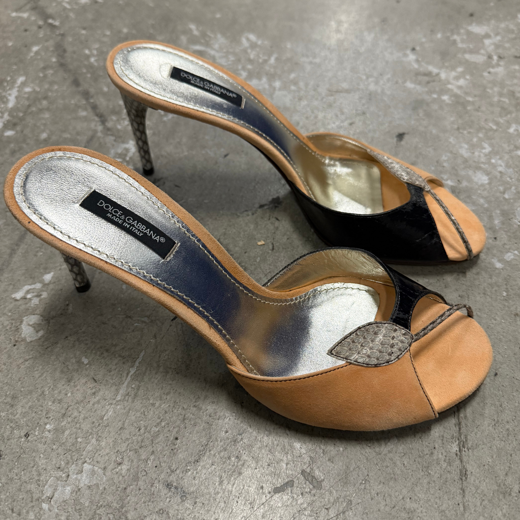 Dolce & Gabbana Slide Heels - 9.5
