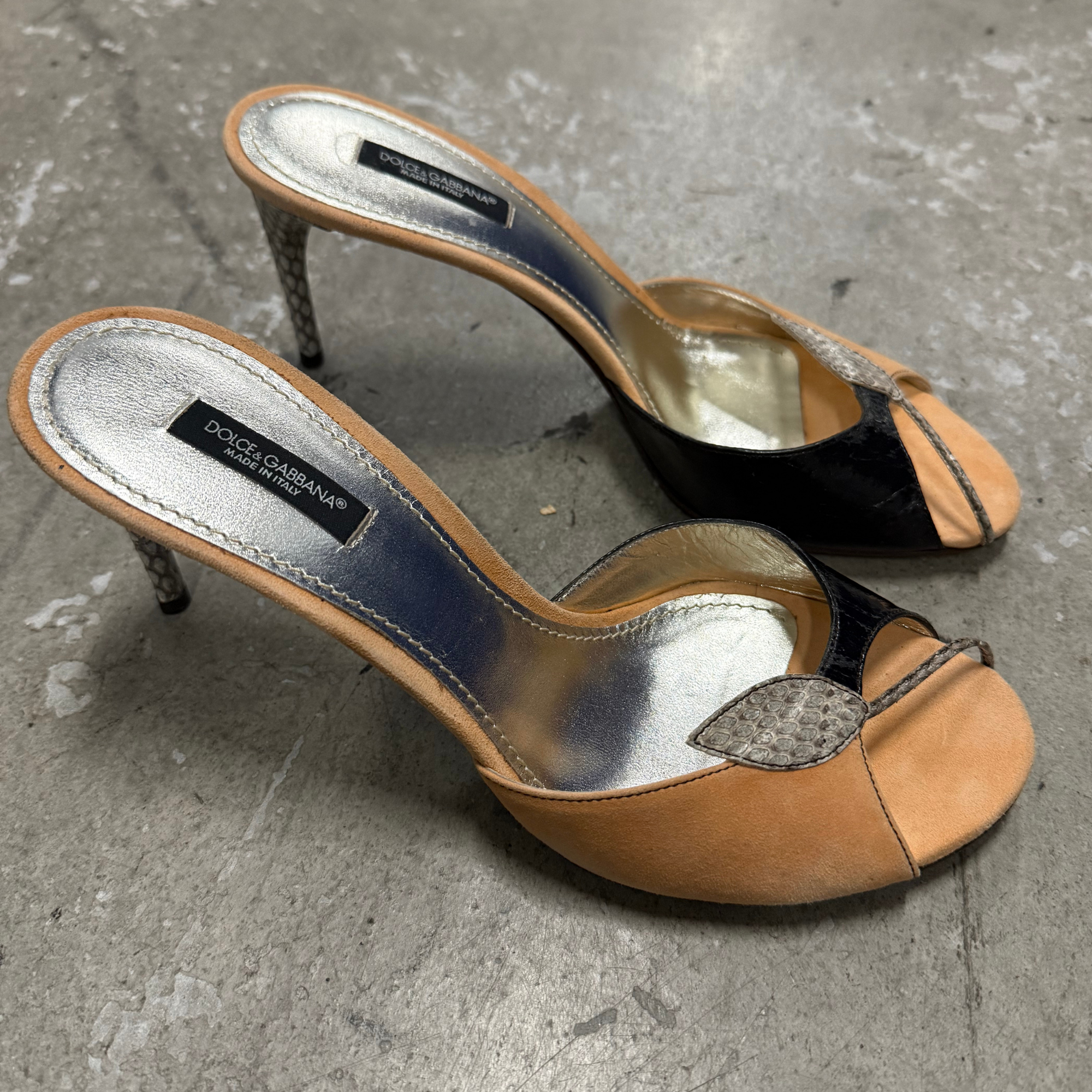 Dolce & Gabbana Slide Heels - 9.5