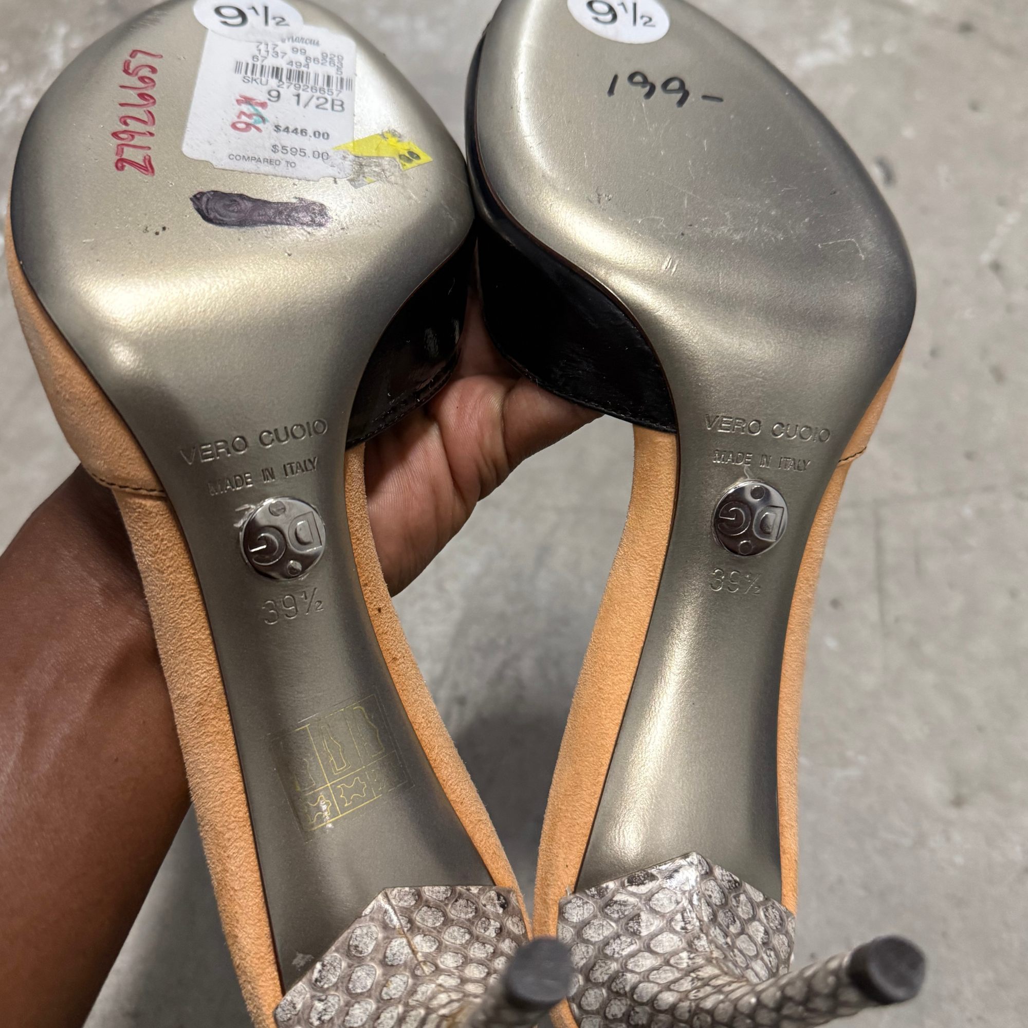 Dolce & Gabbana Slide Heels - 9.5