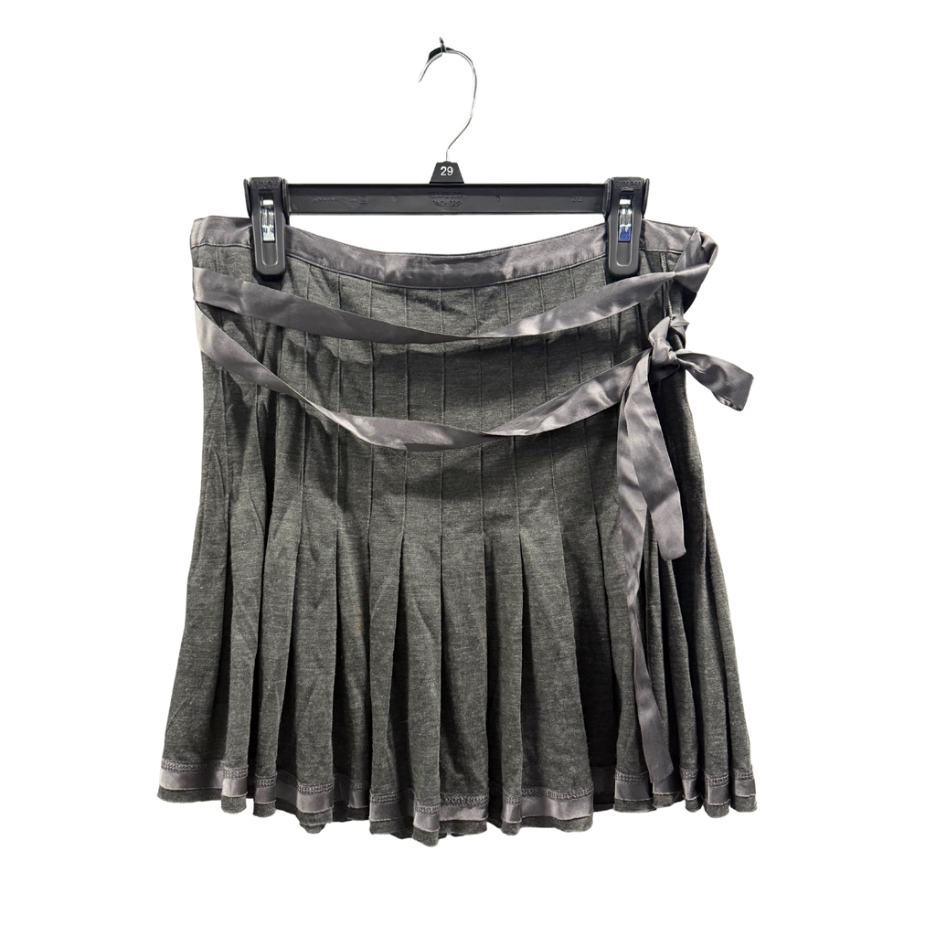Robert Rodriguez Pleated Grey Skirt - 6