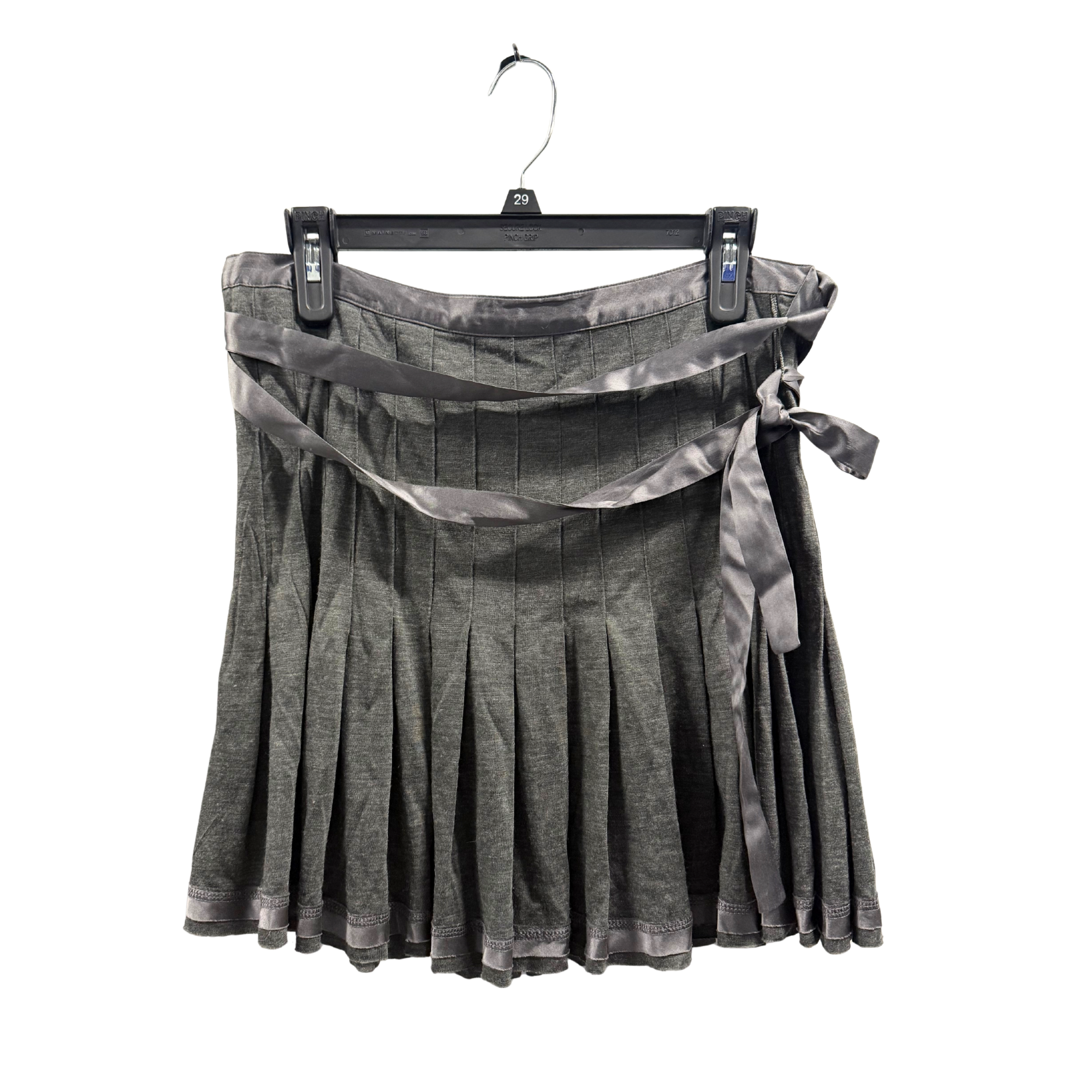 Robert Rodriguez Pleated Grey Skirt - 6