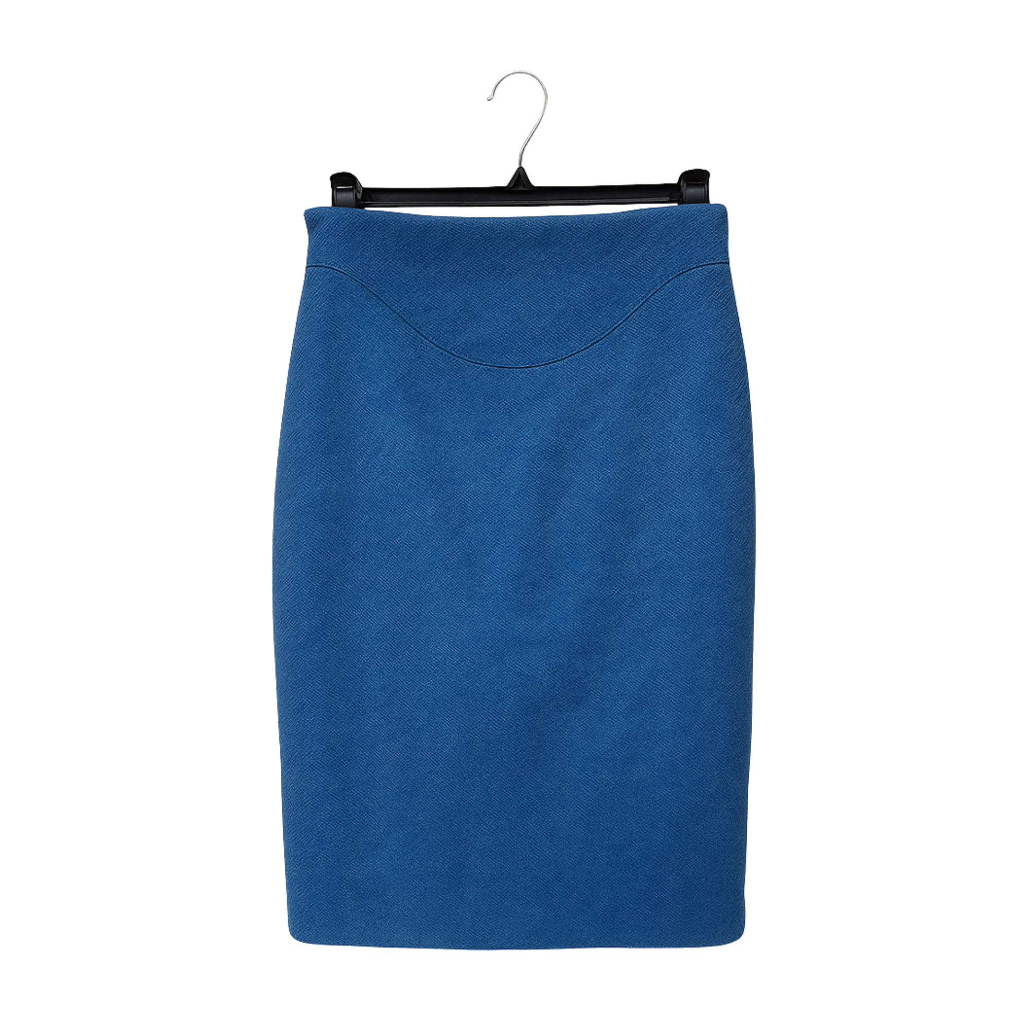 Mugler Medium Cobalt Blue Pencil Skirt - 8