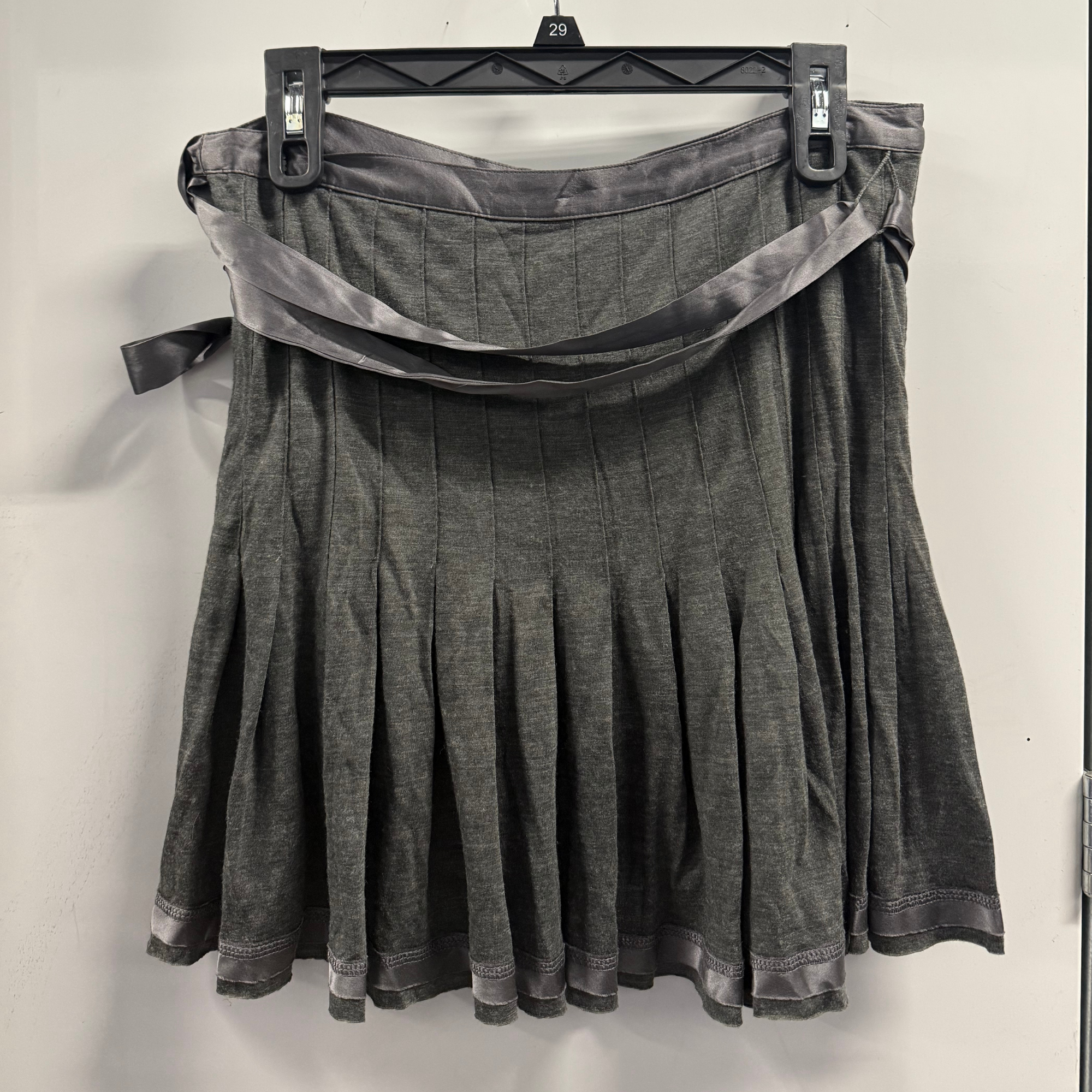 Robert Rodriguez Pleated Grey Skirt - 6