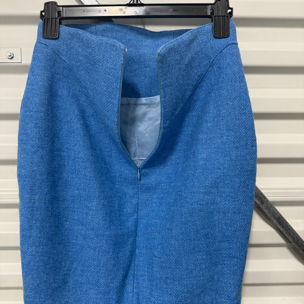 Mugler Medium Cobalt Blue Pencil Skirt - 8