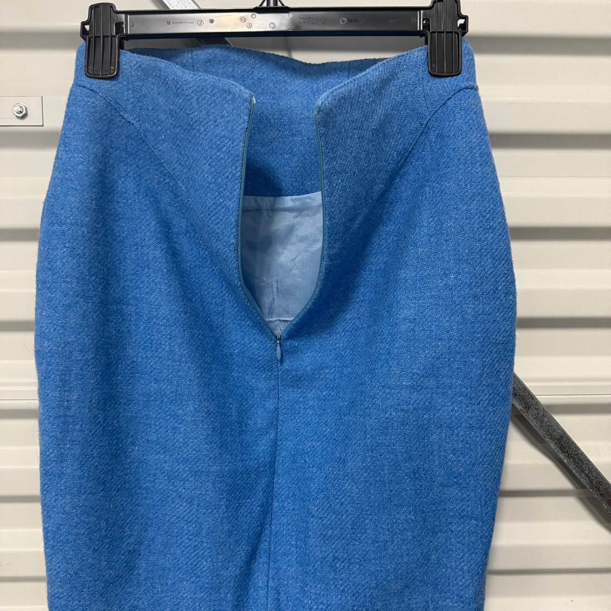 Mugler Medium Cobalt Blue Pencil Skirt - 8