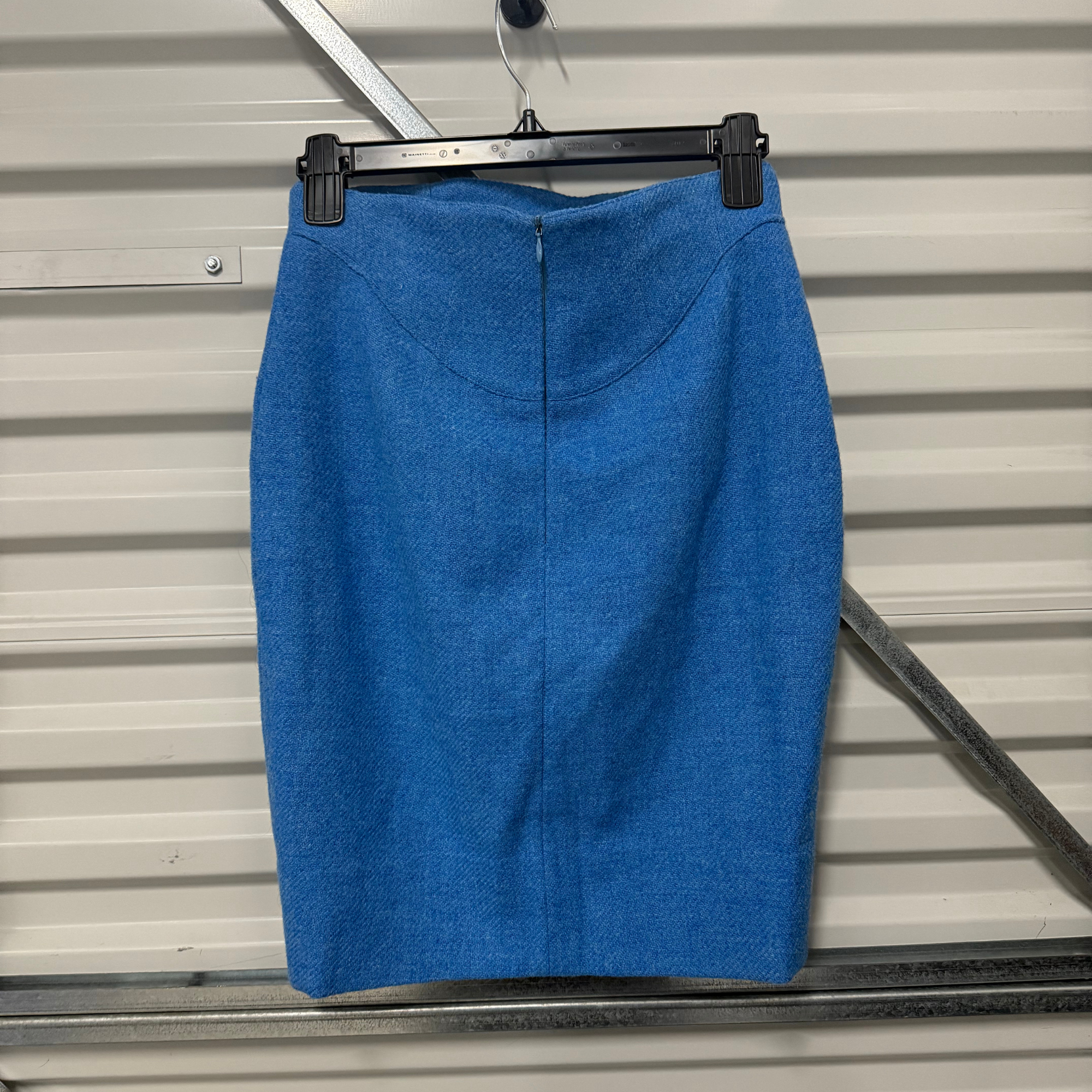 Mugler Medium Cobalt Blue Pencil Skirt - 8