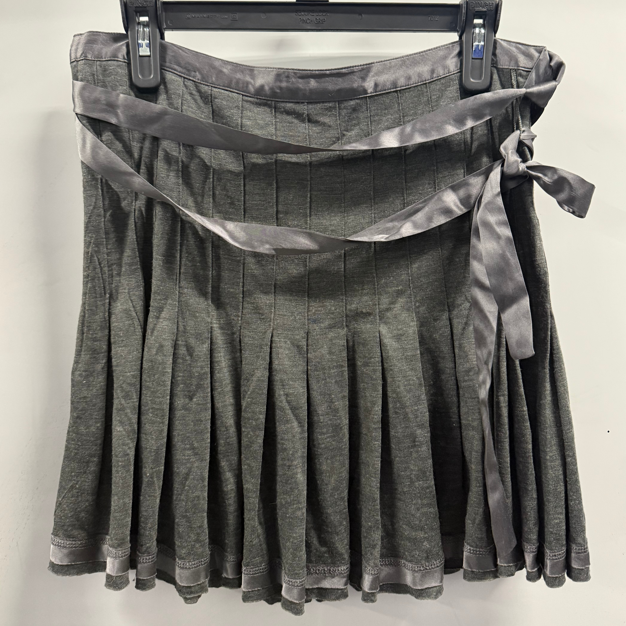 Robert Rodriguez Pleated Grey Skirt - 6
